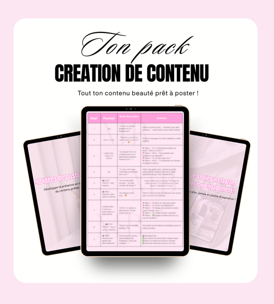 Pack création de contenu
